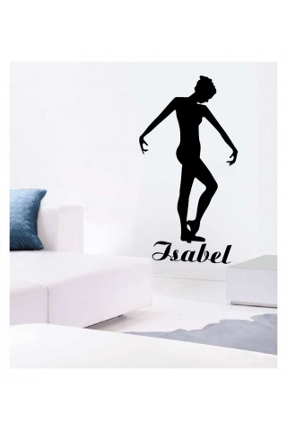 İsabel Kadife Duvar Sticker 34X65 Cm