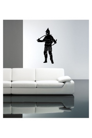 Ottoman Soldier-1 Kadife Duvar Sticker 36X64,8 Cm