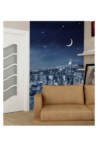 Night City 89x140 cm Duvar Resmi