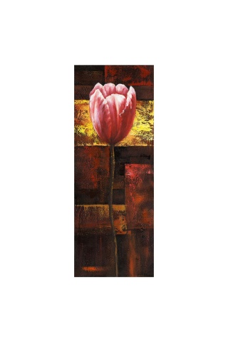 Tulip-2 30x90 cm Kanvas Tablo