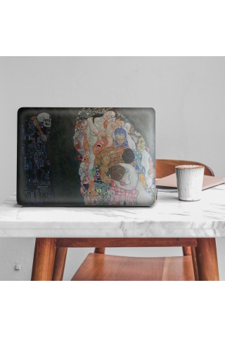 Gustav Klimt Ölüm Notebook Sticker, Laptop sticker,, Hp Sticker, Asus Sticker, 15.6 inç Sticker