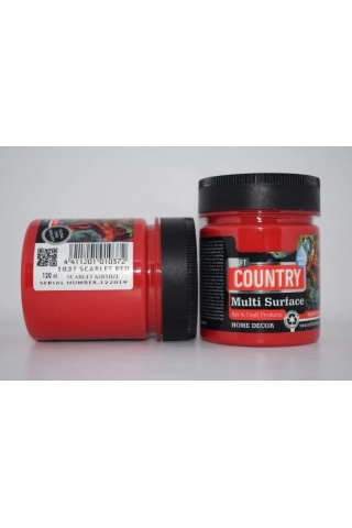 Craft Country Multi Surface Hobi Boyası Scarlet   (120 cc)