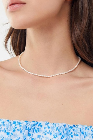 Tatlı Su İncisi Kolye Choker Kolye