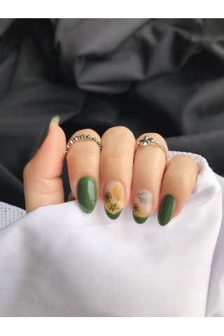 Silüet Tırnak Dövmesi,Tırnak Tattoo,Nail Art ,Tırnak Sticker